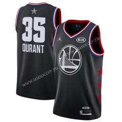 2019 All-Star NBA Golden State Warriors Black #35 Jersey