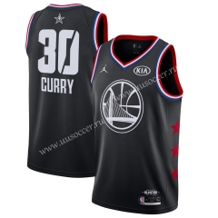 2019 All-Star NBA Golden State Warriors Black #30 Jersey