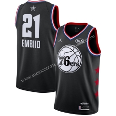2019 All-Star Version NBA Philadelphia 76ers Black #21 Jersey