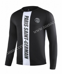 01 Version Paris SG Black & White Thailand Soccer Tracksuit -GDP