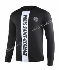 01 Version Paris SG Black & White Thailand Soccer Tracksuit -GDP