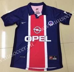 1998 Retro Version Paris SG Home Red & Blue Thailand Soccer Jersey AAA-AY