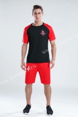 NBA Chicago Bull Black & Red Training Jersey-CS