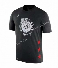2019 NBA Boston Celtics Black  #11 Cotton T-shirt-CS
