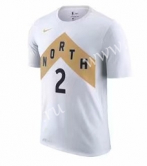 2019 NBA White #2 Cotton T-shirt-CS