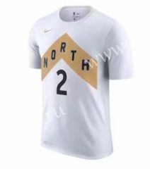 2019 NBA White #2 Cotton T-shirt-CS