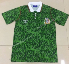 1994 Retro Version Mexico Home Green Thailand Soccer Jersey AAA-AY