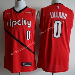 Reward Version NBA Portland Trail Blazers Red #0 Jersey