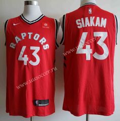 NBA Toronto Raptors Thunder Red #43 Jersey