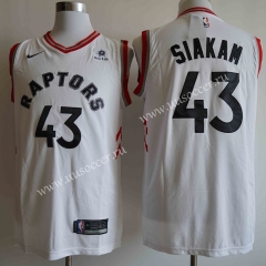 NBA Toronto Raptors Thunder White #43 Jersey