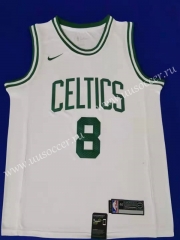 NBA Boston Celtics White #8 Jersey
