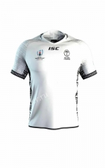 2019 World Cup  Fiji Home White Rugby Jersey