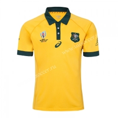 2019 World Cup Australia Home Yellow Rugby Shirt