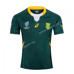 2019 World Cup South Africa Home Green  Rugby jerseys