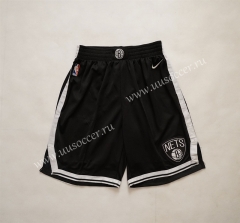 City Version Brooklyn Nets Black NBA Shorts