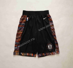 City Version Brooklyn Nets Black NBA Shorts