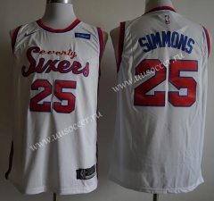 NBA Philadelphia 76ers White #25 Jersey