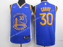 2020 NBA Golden State Warriors Blue #30 Jersey