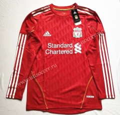2011- 2012 Retro Version Liverpool Home Red Thailand LS Soccer Jersey AAA-912
