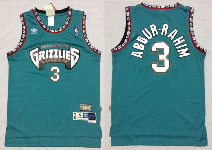 Nike Retro Version NBA Memphis Grizzlies Light Blue #3 Jersey