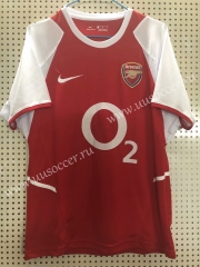 2003-2004 Retro Version Arsenal Home Red Thailand Soccer Jersey AAA-811