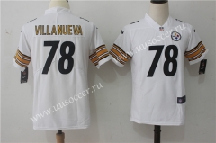 NFL Pittsburgh Steelers  White  #78 Jersey
