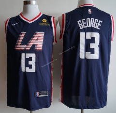 New Season NBA Los Angeles Clippers  Dark Blue #13 Jersey