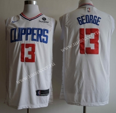 New Season NBA Los Angeles Clippers White #13 Jersey