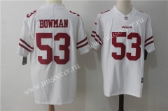 NFL San Francisco 49ers White #53 Jersey