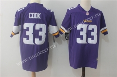 NFL Minnesota Vikings Blue #33 Jersey