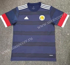 2020 European Cup Scotland Home Royal Blue Thailand Soccer Jersey AAA-807