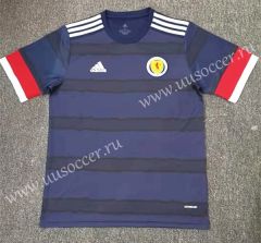 2020 European Cup Scotland Home Royal Blue Thailand Soccer Jersey AAA-807