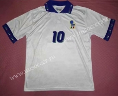 1994 Retro Version Italy Away White Thailand Soccer Jersey AAA-811
