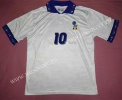 1994 Retro Version Italy Away White Thailand Soccer Jersey AAA-811