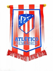 Atlétic(o) Madri(d) Red Soccer Flag