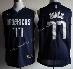 2020 New Season NBA Dallas Mavericks Black #77 Jersey (新面料印花）