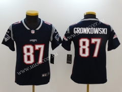 NFL New England (Pa)triots  Dark Blue #87Jersey