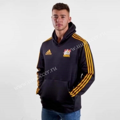 2019 Chief  Black Rugby Jacket With Hat
