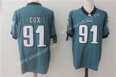 NFL Philadelphia Eagles Green #91 Jersey