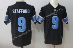 NFL Detroit Lions Black #9 Jersey