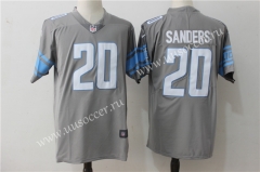 NFL Detroit Lions Gray #20 Jersey
