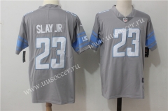 NFL Detroit Lions Gray #23 Jersey