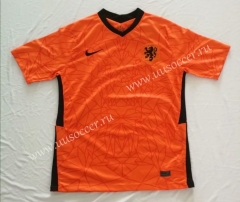 2020 European Cup Netherlands Home Orange Thailand Soccer Jersey AAA-510