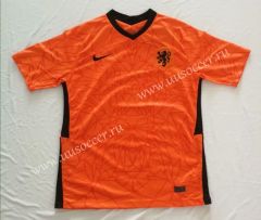 2020 European Cup Netherlands Home Orange Thailand Soccer Jersey AAA-510