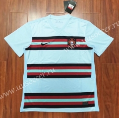 2020 European Cup Portugal Away Red &White Thailand Soccer Jersey AAA-807
