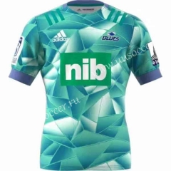 2020 Blues Green Training  Rugby Shirt
