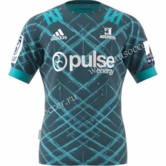 2020 Highlanders Away Green Rugby Jersey