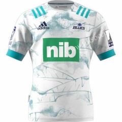 2020 Blues  Away White Training Rugby Shirt