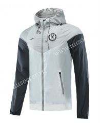 2020-2021 Chelsea Gray Trench Coats  With Hat-LH