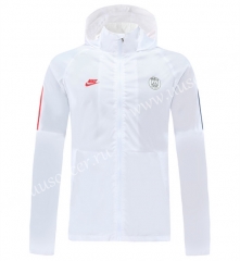 2020-2021 Paris SG White Trench Coats With Hat-LH